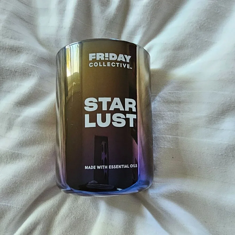 New Friday Collective Star Lust Candle 8 Oz Scented With Essential Oils